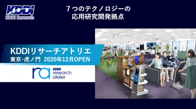 2020年12月開設の研究開発拠点「KDDIリサーチアトリエ」